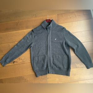 Nautica men cardigan 60% cotton. True to size